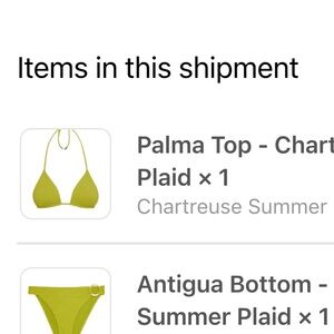 Monday Swimwear Chartreuse Bikini Top